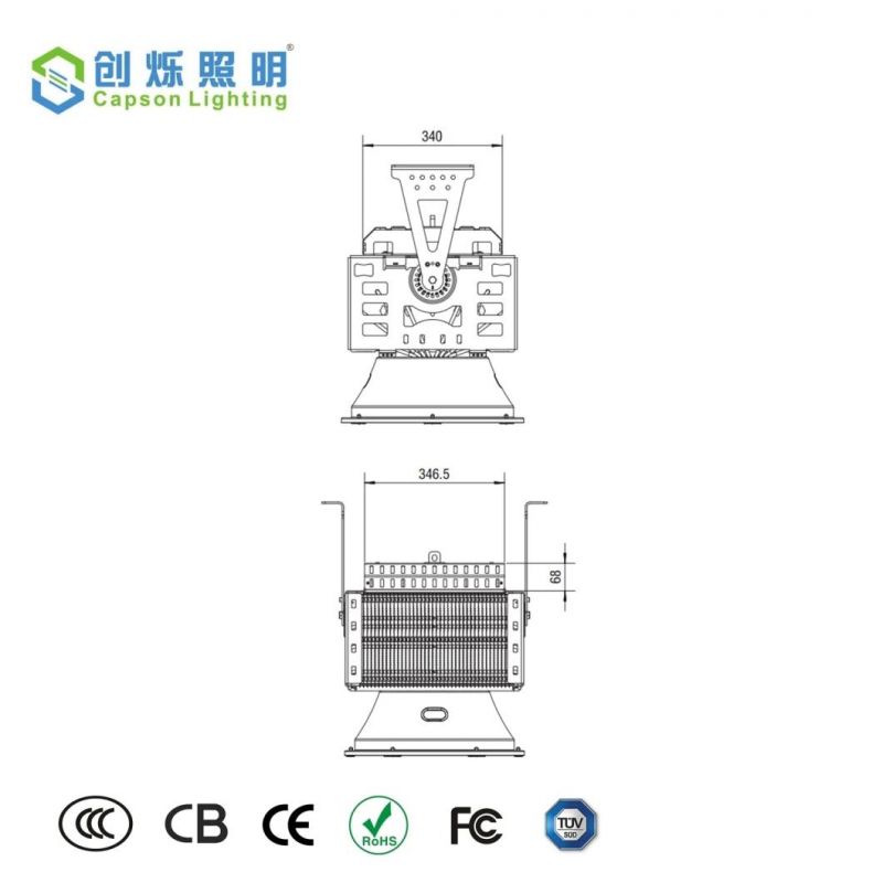 LED High Bay Light Soccer Field Lighting 1000W Best Price LED Sport Stadium Court Lighting 5years Warranty