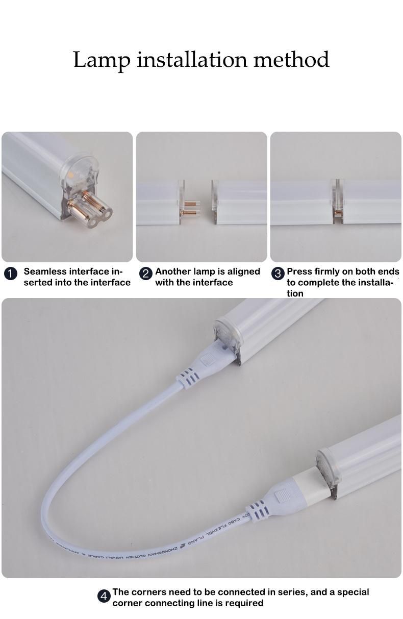 High Quality 1.2m 20wall Plastic Wide Pressure T5 Lamp Tube LED Tube Light