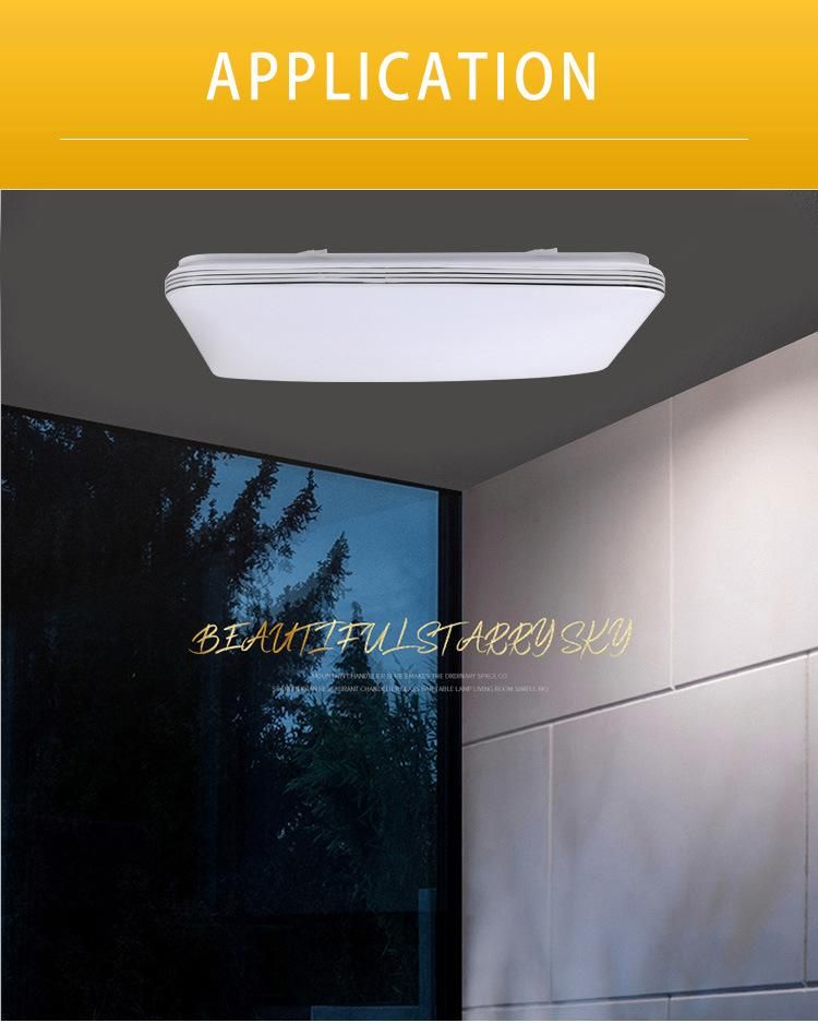 Children Modern Flush Mount 36W 6500K Indoor LED Ceiling Light