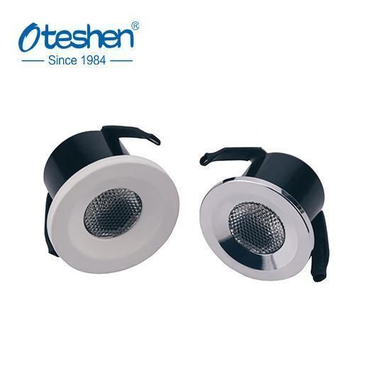 Anti-Glare Recessed in Cabinet Spot Light Aluminium LED Mini Downlights Under Cabinet