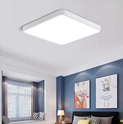 Smart LED Ultra-Thin Square Cover Ceiling Lights 18W with Remote Control