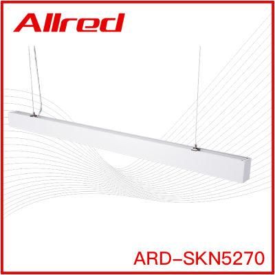 Modern Office Lighting 120X5X7cm Rectangular Chandelier 40W Classroom Hanging Linear Tube Ultra Bright 85-265V LED Panel Light