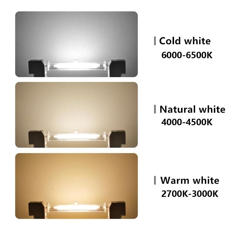 10W 20W 110V 220V R7s Interior Dimmable COB LED Projecting Lamp