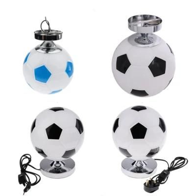 Football Basketball Glass Ball Bar Restaurant Children&prime;s Room Decoration Table Lamp Ceiling Lamp