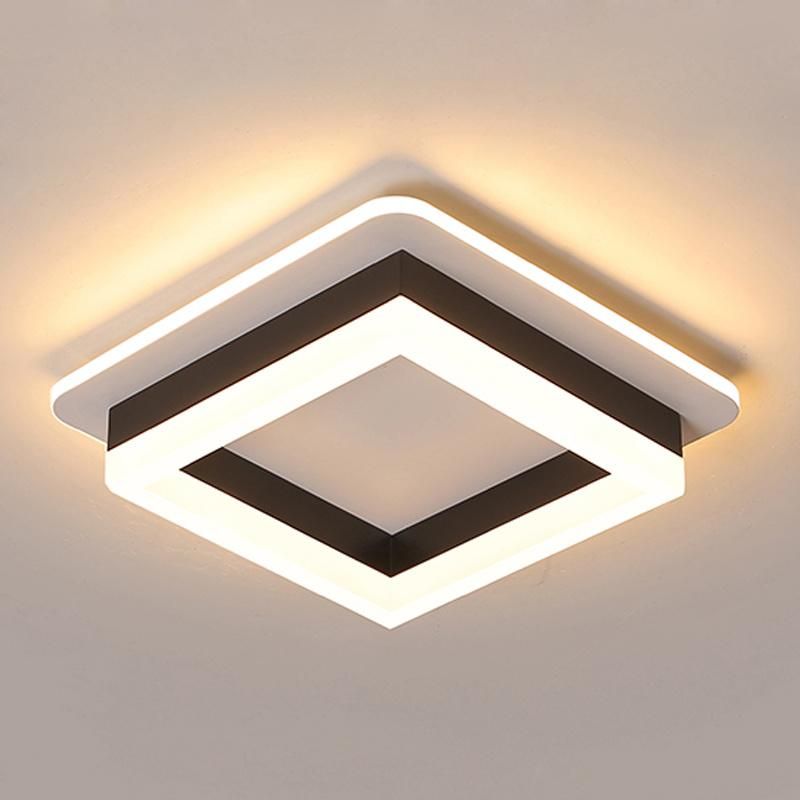 2022 Modern Aluminum Acrylic LED Home Villa Decoration Lighting Indoor Outdoor Corridor Ceiling Lamp