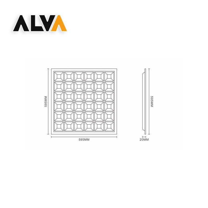 High Power Energy Saving Lattice Panel 60W LED Panel Light