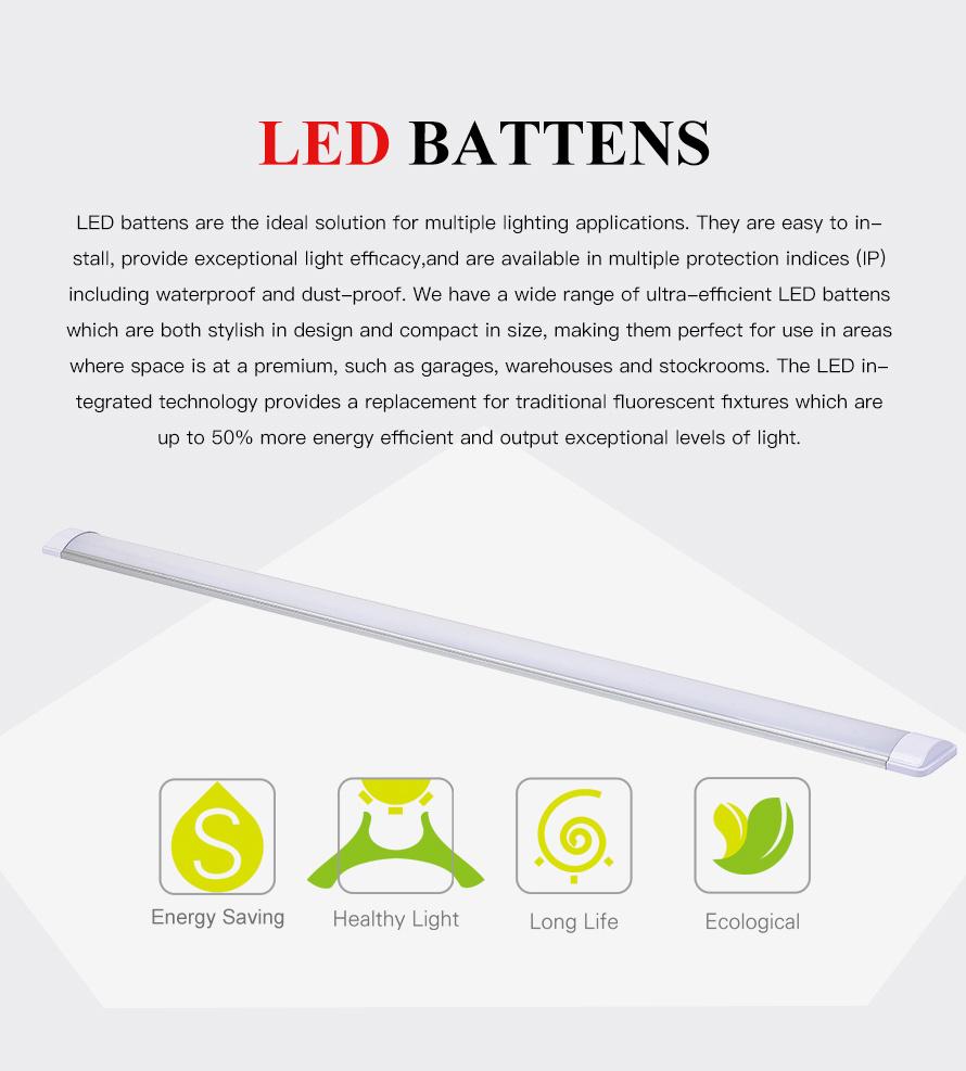 Te Type LED Batten Line