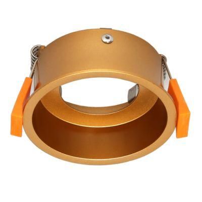 RF3 Fixed Golden Color Recessed Downlight Mounting Ring System