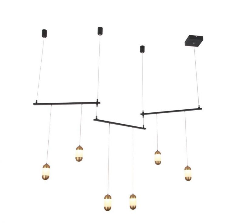 Masivel LED Lighting Dining Room Hallway Metal Modern Chandelier