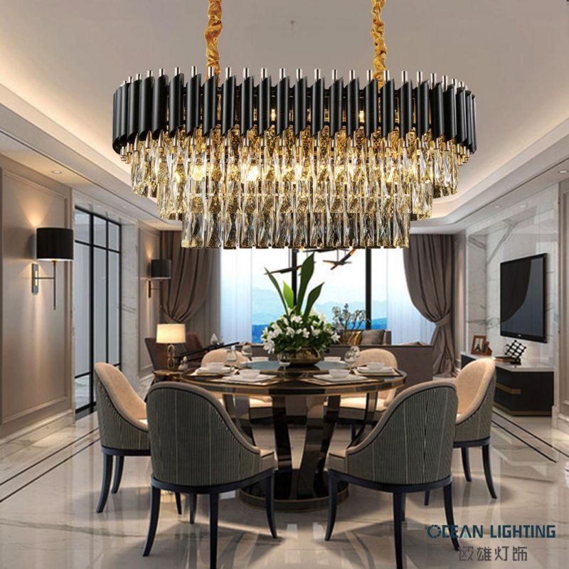 Modern Design Interior Decorative LED Crystal Chandelier Lighting Fixture