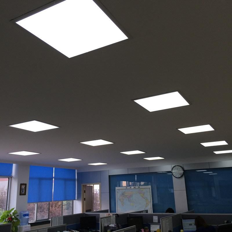 Slim Square LED Ceiling Lighting 2X2 FT 60X60cm 35W 125lm/W 4000K Nature White Back-Lit Panel Light