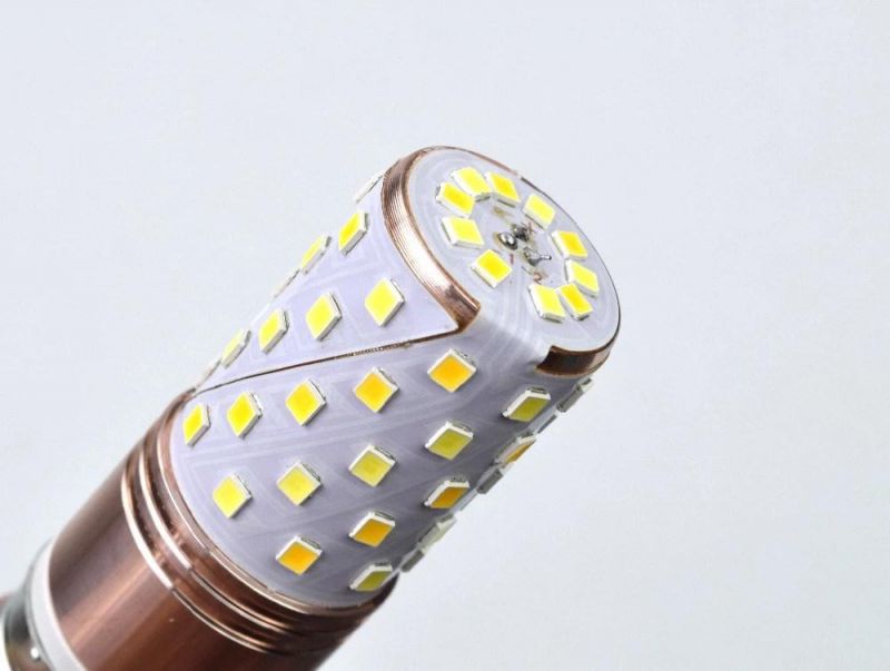 SMD2835 Chip Crystal Candle Bulb E27 E14 LED Corn Light 220V Warm White 12W Bulb Lamp