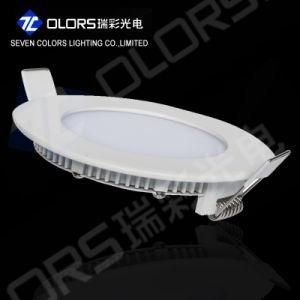 3W Super Slim Round-Shaped LED Panel Light with CE, RoHS