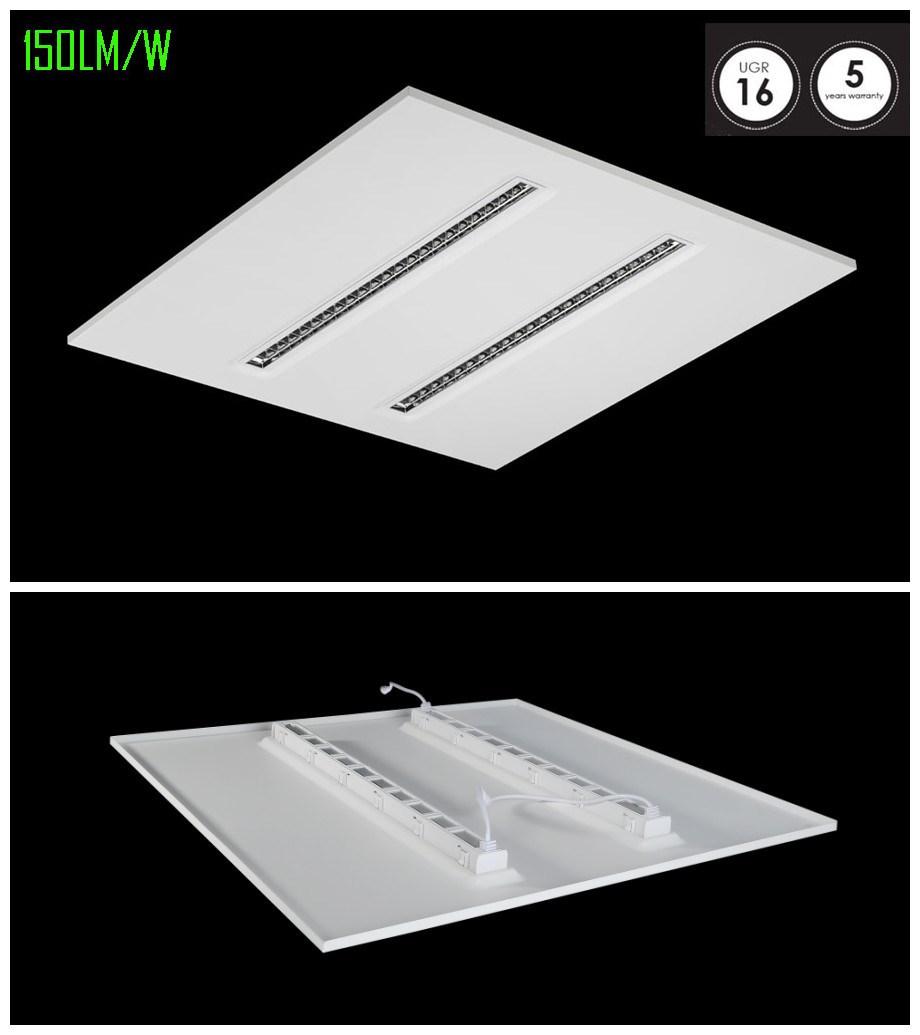 Glare Free LED School Light 2X2FT Recessed Modular LED Panel Light for Hotels School Classroom