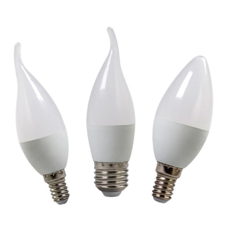 LED Candle Bulb C37 3-7W E14 E27 Tail Lamp Filament Chandelier Bulb