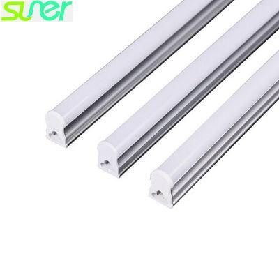 Aluminum Base Frosted PC Cover Straight Linear LED T5 Light Tube 0.7m 9W 920lm 95lm/W 6000-6500K Cool White