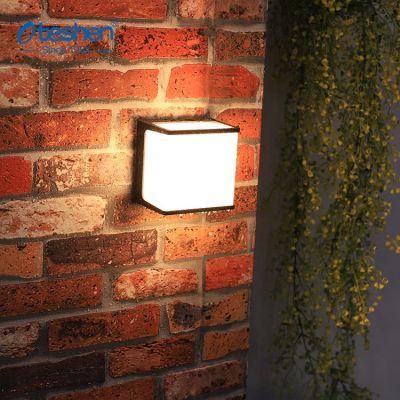 Hot Sale PC Material 8W LED Decoration Light Surface Mounted Outdoor Wall Light
