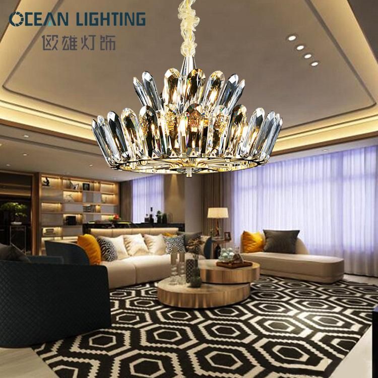 Home Decorative LED Modern Chandeliers Crystal Pendant Light