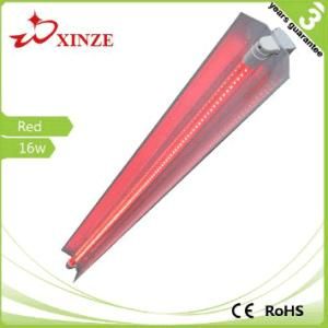 Red Color LED T8 Tube 16W