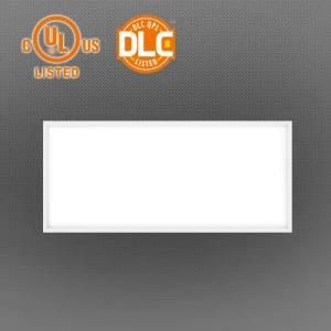 UL Dlc 2X4 40W 130lm/W LED Flat Panel, PMMA LGP