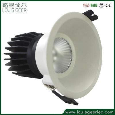 Recessed Dimmable Aluminum Downlight 10W 15W 25W 30W COB LED Down Light