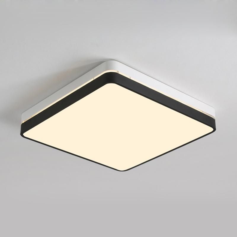 LED Masrer Bedroom Lamps Simple Style Square Ceiling Light