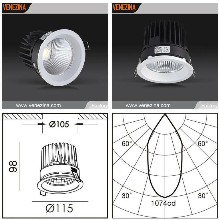 Competitive Price From Chiese Factory LED Ceiling Recessed Downlight