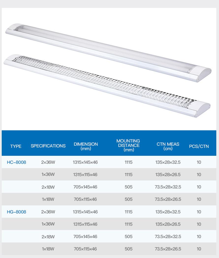 Hc/Hg-8008 Series Batten Line