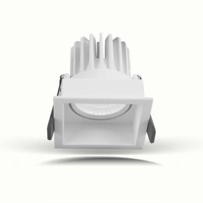 Square Adjustable COB LED Down Light Ceiling Recessed LED Downlight 6W/10W IP44