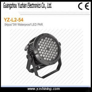 Stage Equipment IP67 RGBW 54pcsx3w LED PAR Light