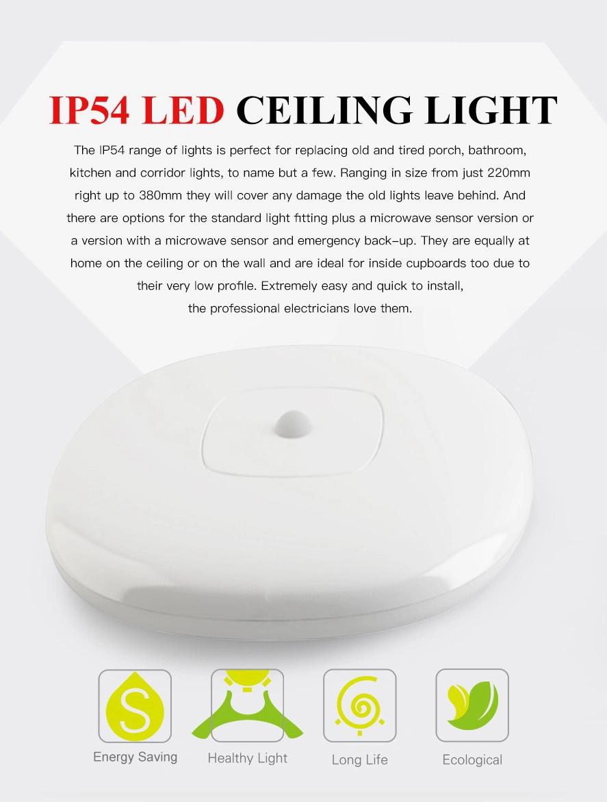 Flolite Ceiling Lights 24W Plastic Round 3000K 4000K 6500K Balcony Office Kitchen Livingroom