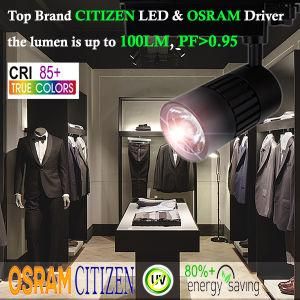 Clothes Shop 30W Citizen LED Tracklight with Osram Driver