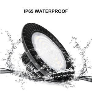 Warehouse Factory Barn Lighting 5000K 21000lm IP65 Waterproof Widely Fixture 150W UFO High Bay LED Light