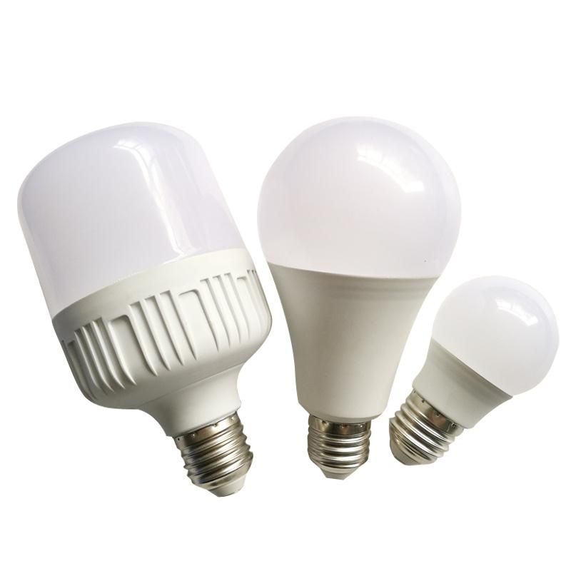 Plastic Cover E27 B22 E14 Base LED Bulb Parts