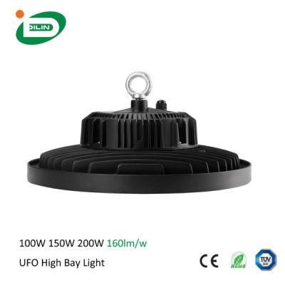 150W 200W High Power LEDs UFO Highbay LED Lighting for Warehouse High Brightness