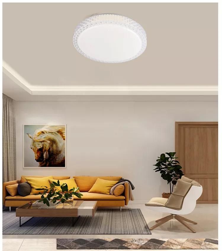 Round Warm Cold White Dining Hallway Living Kitchen Bedroom Room LED Ceiling Light