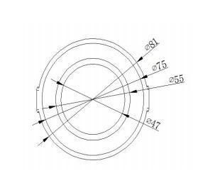 Fixed Round Ring Patent Design Deep Recessed LED Downlight Housing MR16 Housing
