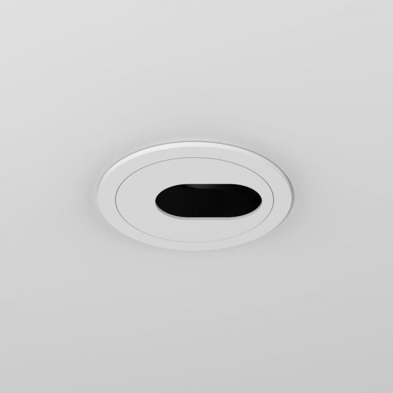 Round Adjustable Ceiling Dimmable Recessed IP20 Housing LED COB Downlight