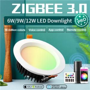 Zigbee Downlight 12W Cutout 130mm to 140mm Color Adjustable