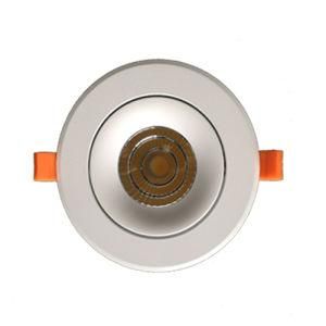 Rotation Recessed Dimmable 9W COB LED Downlight