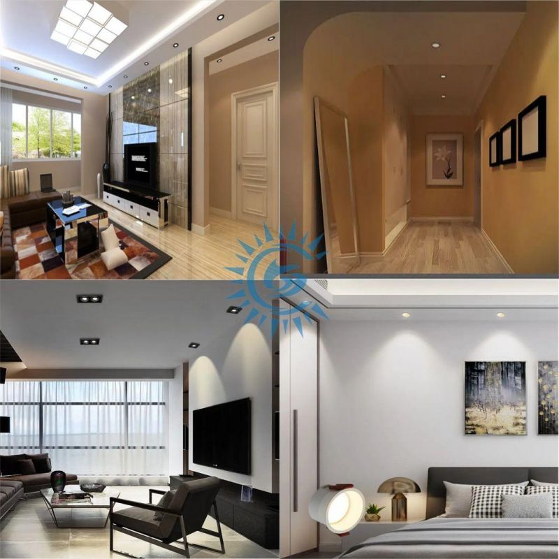 Waterproof IP54 Living Room Kitchen Bedroom Integrated Borderless Downlight 7W/12W/15W/20W/25W