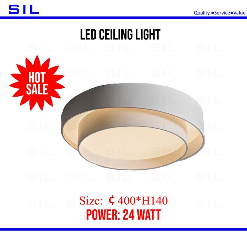Hot Sale LED Dimmable Ceiling Lights for Living Room Surface Mount Light Lantern Ceiling Lamp 24W LED Ceiling Light