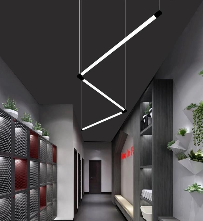 2022 Modern Acrylic Bar Restaurant Office Fashion Commercial LED Pendant Light Lamp Custom