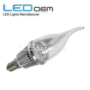 LED Bulb 3*1W E14 LED Candle Bulb