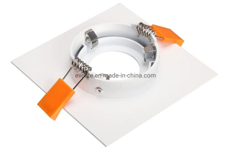 Wholesale Recessed Square Downlight Cut out 90mm LED Ring MR16 Fixture