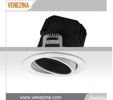 Venezina Lighting IP44 15W Anti-Glare LED Spotlight Adjustable Lighting Fixture Narrow Trim Recessed LED Downlight
