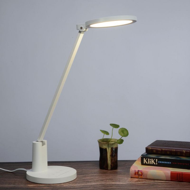 Table Lamp for Study LED Desk with USB Charging Port