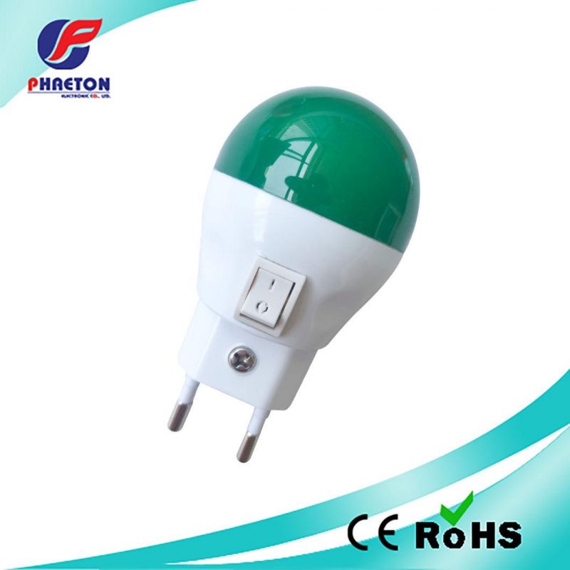 Colorful LED Night Bulb with Switch