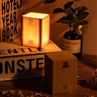 Hand Made USB Powered Solid Wood Night Light