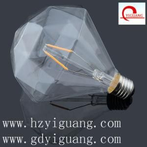 Diamond Clear Glass LED Filament Lighting Bulb